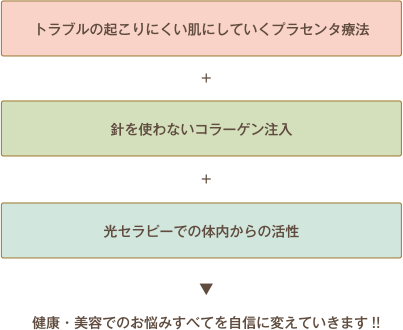 光フェイシャルスキンケア